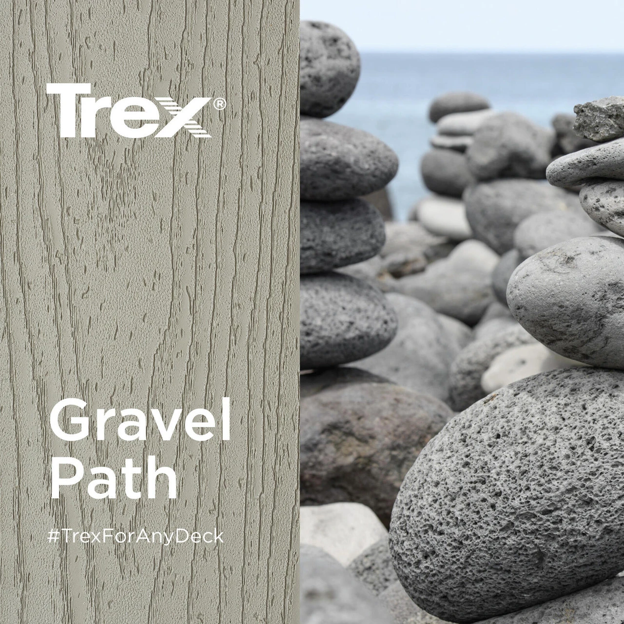 Trex Composite Decking Transcend Grooved Board New Gravel Path 25 X 140mm - Image 5