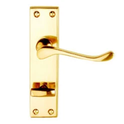 Victorian Short Lever Door Scroll Bathroom Furniture PB