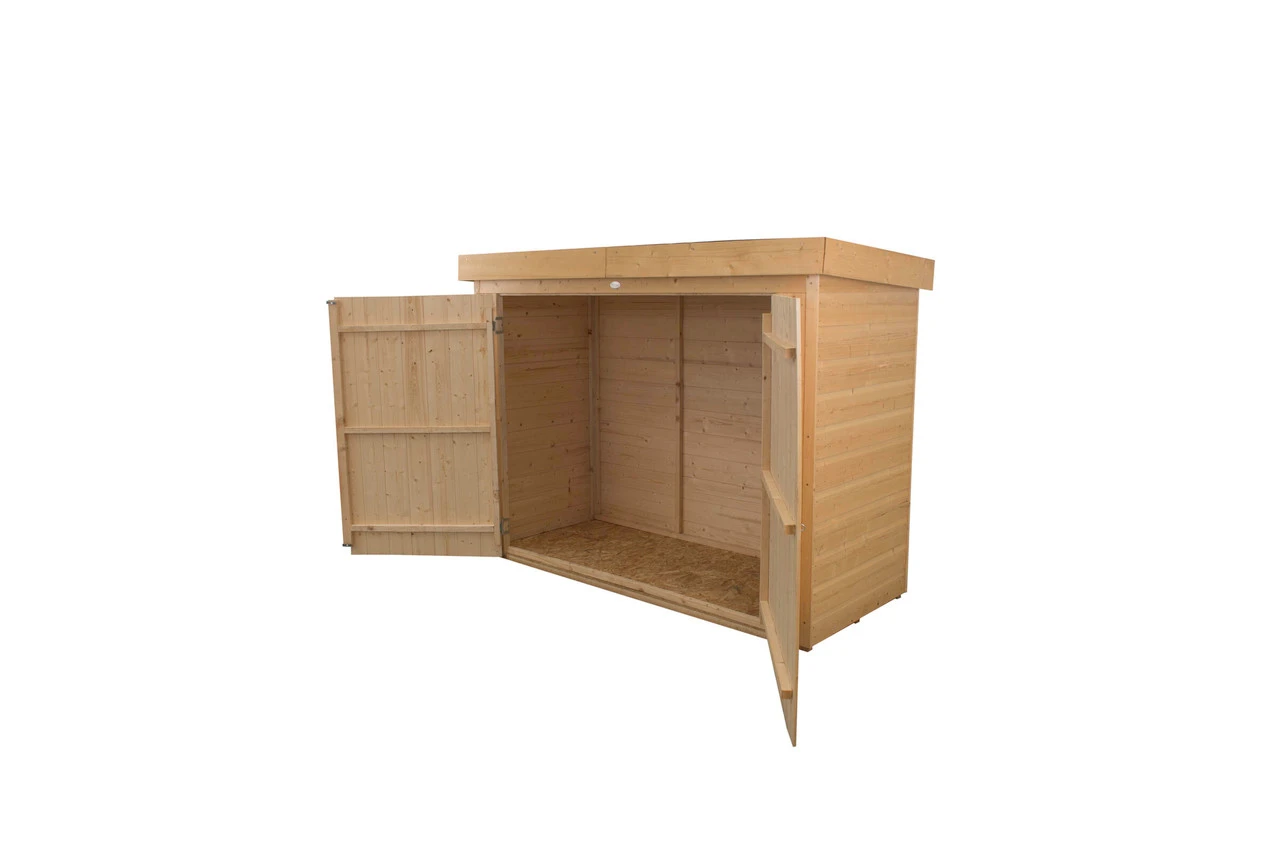 Forest Garden Shiplap Pent Large Garden Store Pressure Treated 1950 X 870 X 1450mm - Image 20