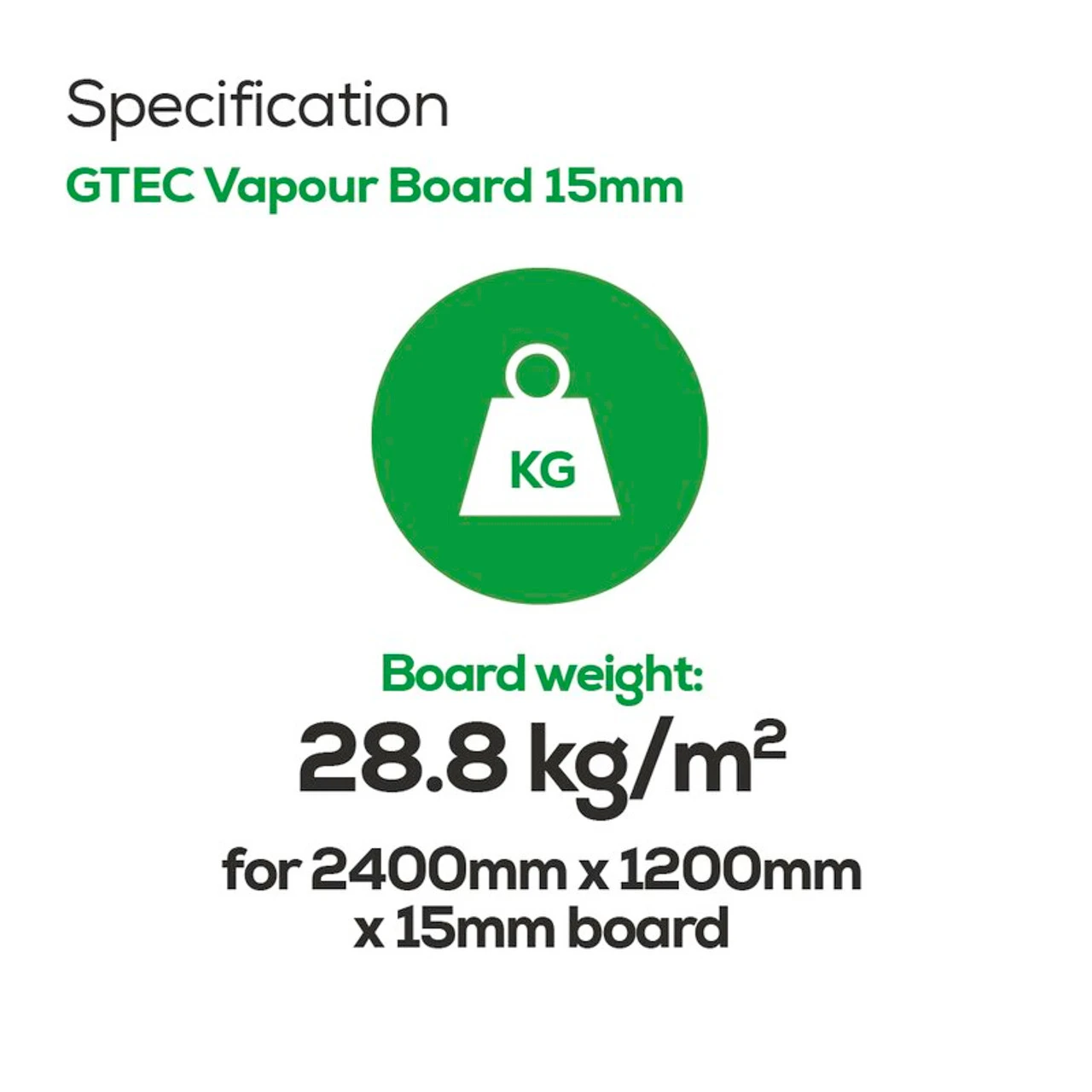 Siniat GTEC Vapour Board Wallboard 2400mm X 1200mm X 15.00mm TE - Image 5