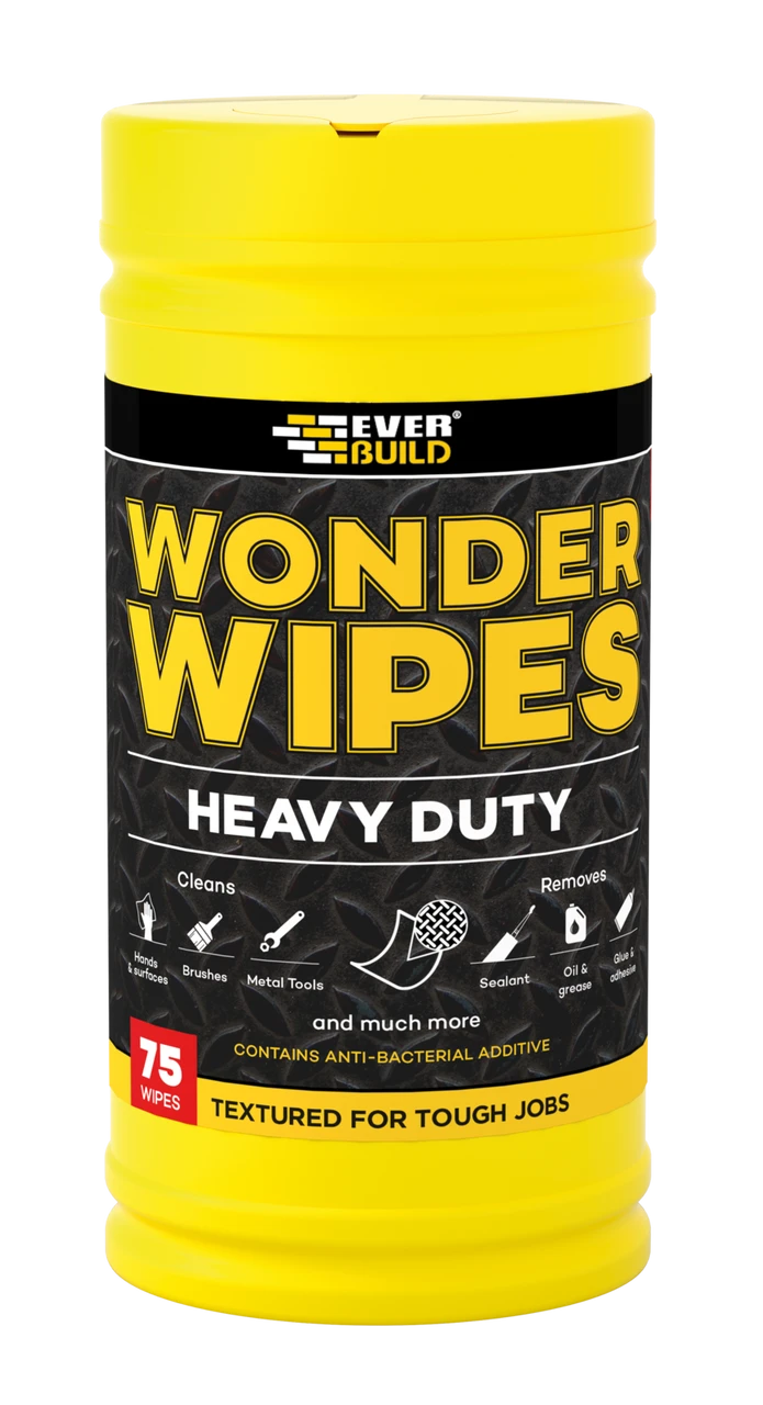 Everbuild Heavy Duty Wonder Wipes (75 Pack) WIPEHD75