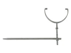 Brett Martin Rainwater 115mm Deepstyle Rise & Fall Bracket, Drive In Spike Silver 280 X 170 X 20mm