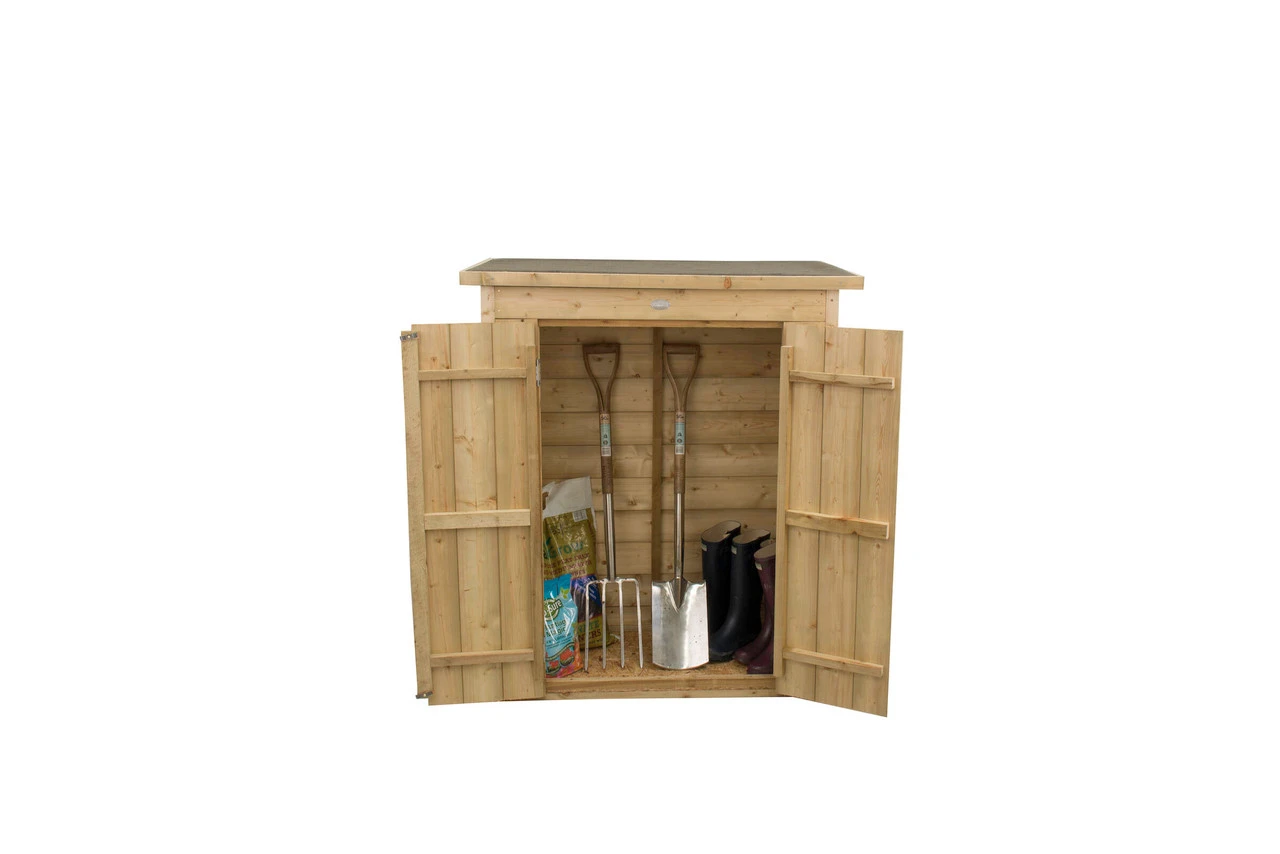 Forest Garden Shiplap Pent Garden Store Pressure Treated 1080 X 550 X 1320mm - Image 15