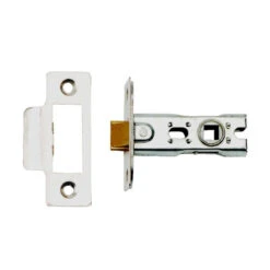 Door Latch Heavy Duty Tubular Mortice Flat Firebrand SSS 76mm