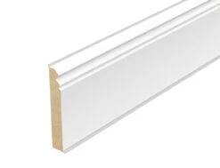 Karndean White PVC With A PP-film Paintable Skirting 2400 X 100 X 18mm