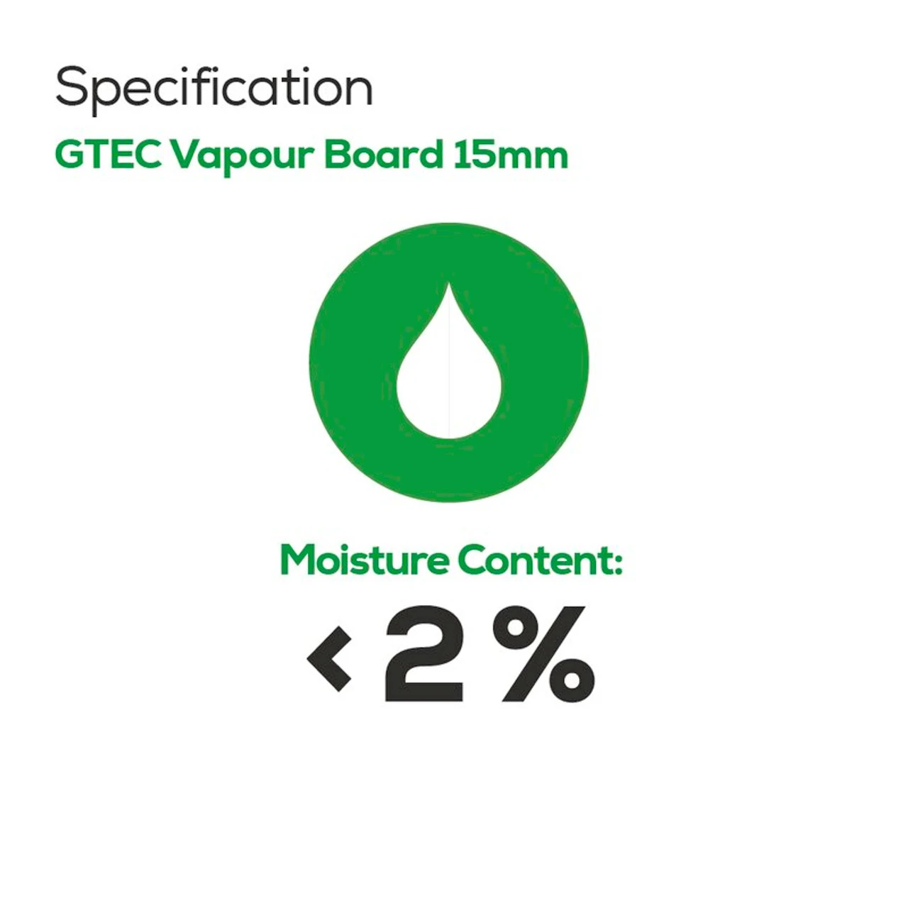 Siniat GTEC Vapour Board Wallboard 2400mm X 1200mm X 15.00mm TE - Image 4