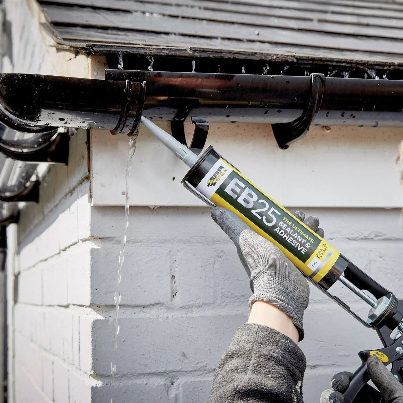 Everbuild EB25 Ultimate Sealant & Adhesive Cartridge Grey 300ml EB25GY - Image 2