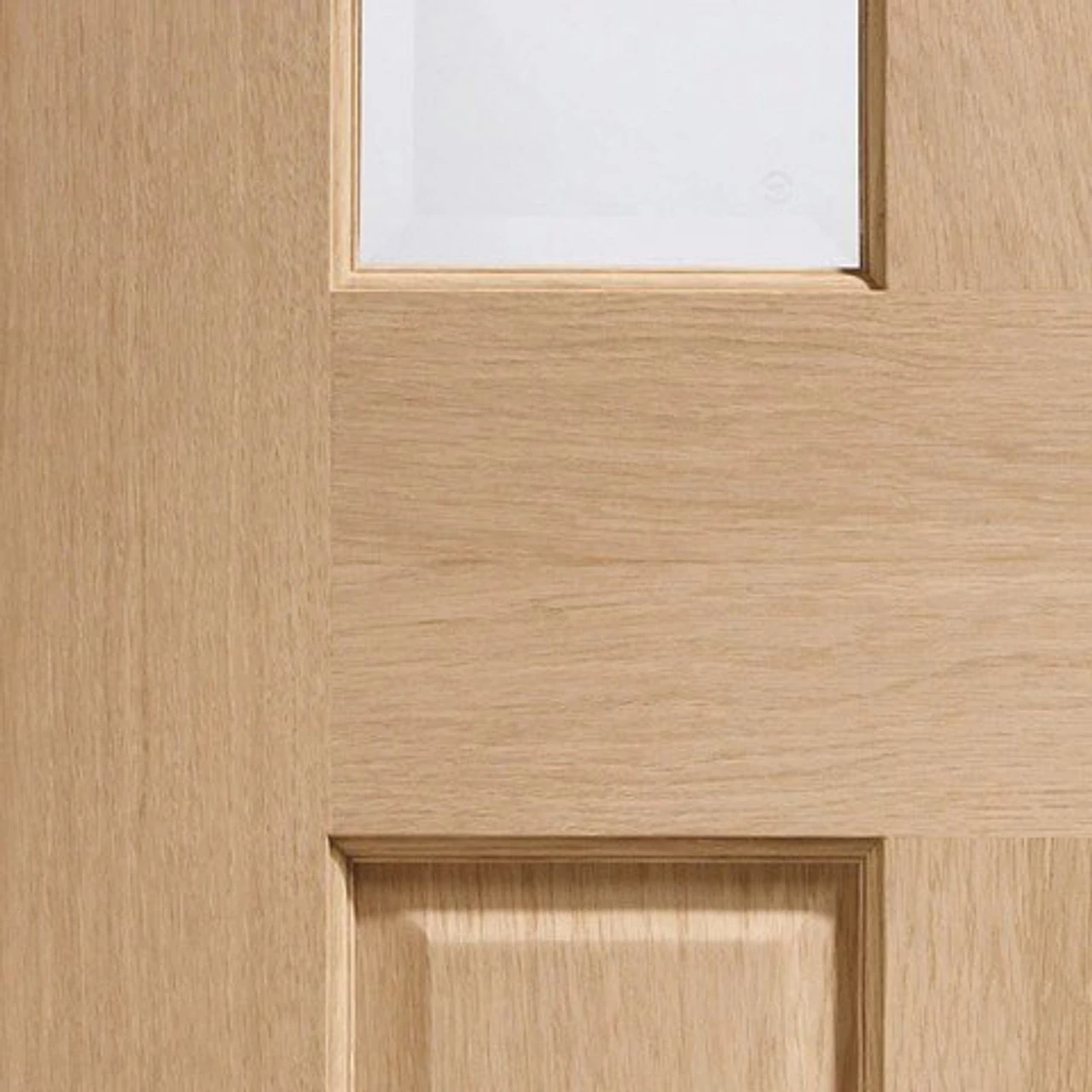 XL Malton Internal Bi-Fold Oak Door With Clear Glass 1936 X 379.5 X 35mm (30 Inch) - Image 2