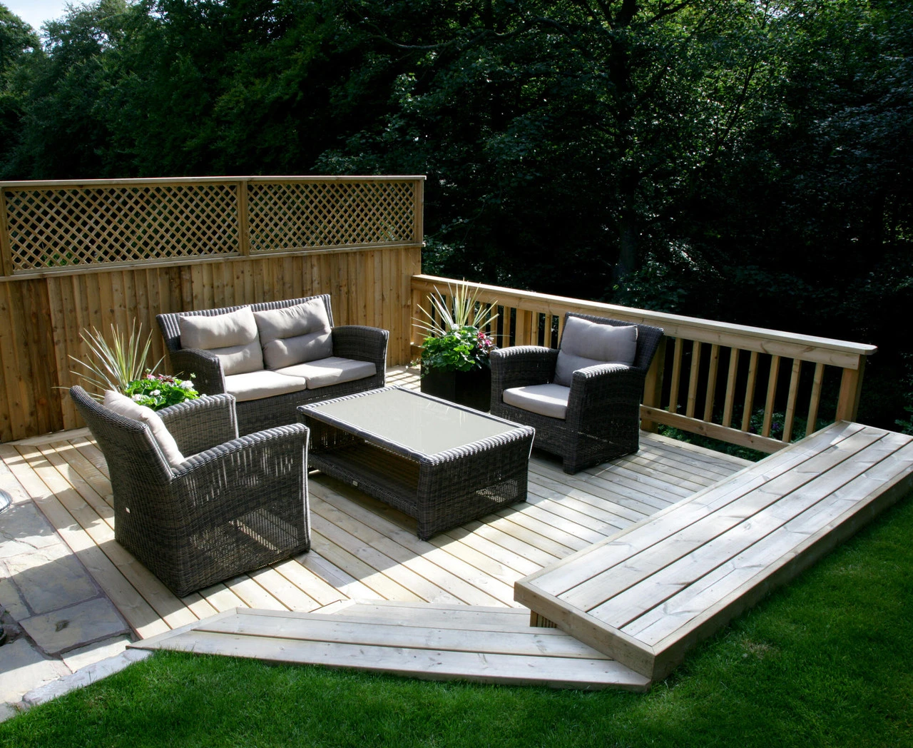 ArborDeck Timber Decking UC3u Treated Reversible Smooth Or Grooved 38 X 150mm - Image 2
