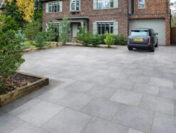 Symphony Plus Drive Porcelain Driveway Grey 600 X 600 X 60mm (19 Pack)