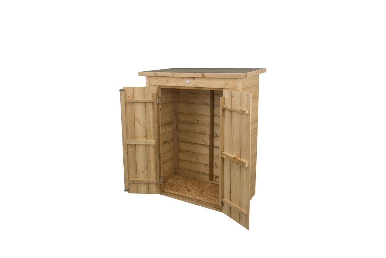 Forest Garden Shiplap Pent Garden Store Pressure Treated 1080 X 550 X 1320mm - Image 16