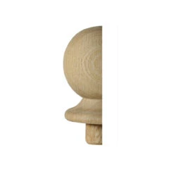 Richard Burbidge Half Newel Cap Ball White Oak 90mm