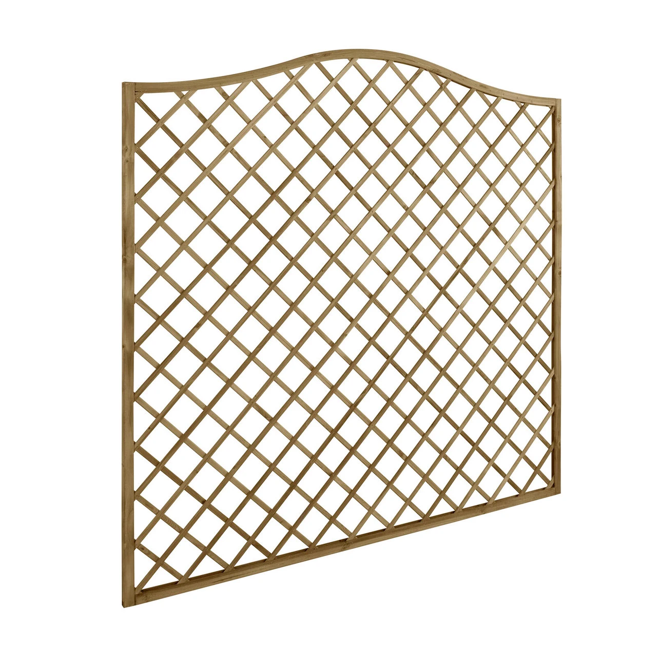 Forest Garden Europa Hamburg Garden Screen Pressure Treated Decorative Panel 1800mm (4 Pack) - Image 4