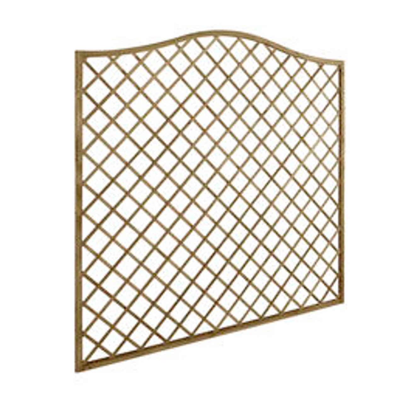 Forest Garden Europa Hamburg Garden Screen Pressure Treated Decorative Panel 1800mm (4 Pack) - Image 3